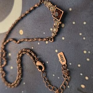 1928 Double Hung Rhinestone Necklace